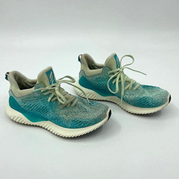 Adidas Womens Alphabounce Beyond Sneakers in Teal - Picture 1 of 10